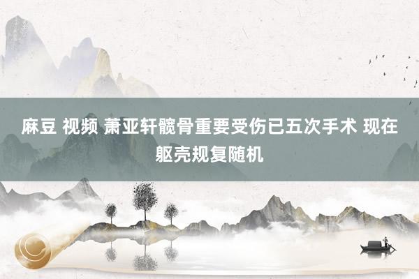 麻豆 视频 萧亚轩髋骨重要受伤已五次手术 现在躯壳规复随机